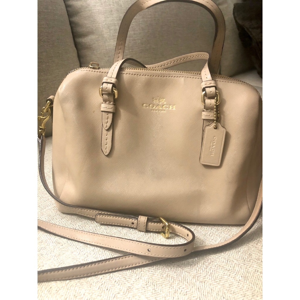 Beige COACH Purse & Optional Sling Bag💛